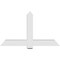 Ekena Millwork Eugene Architectural Grade PVC Gable Bracket, 60"W x 35"H x 4"D x 6"F, 14/12 Pitch GBP060X35X0406EUG00 - alternate 5